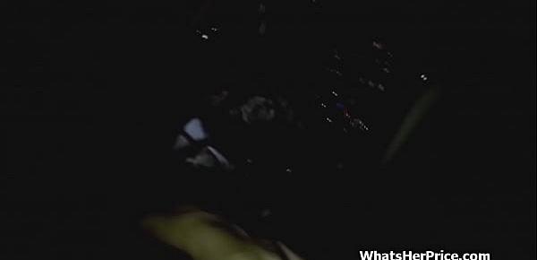  Busty taxi driver gets on my cock for extra money